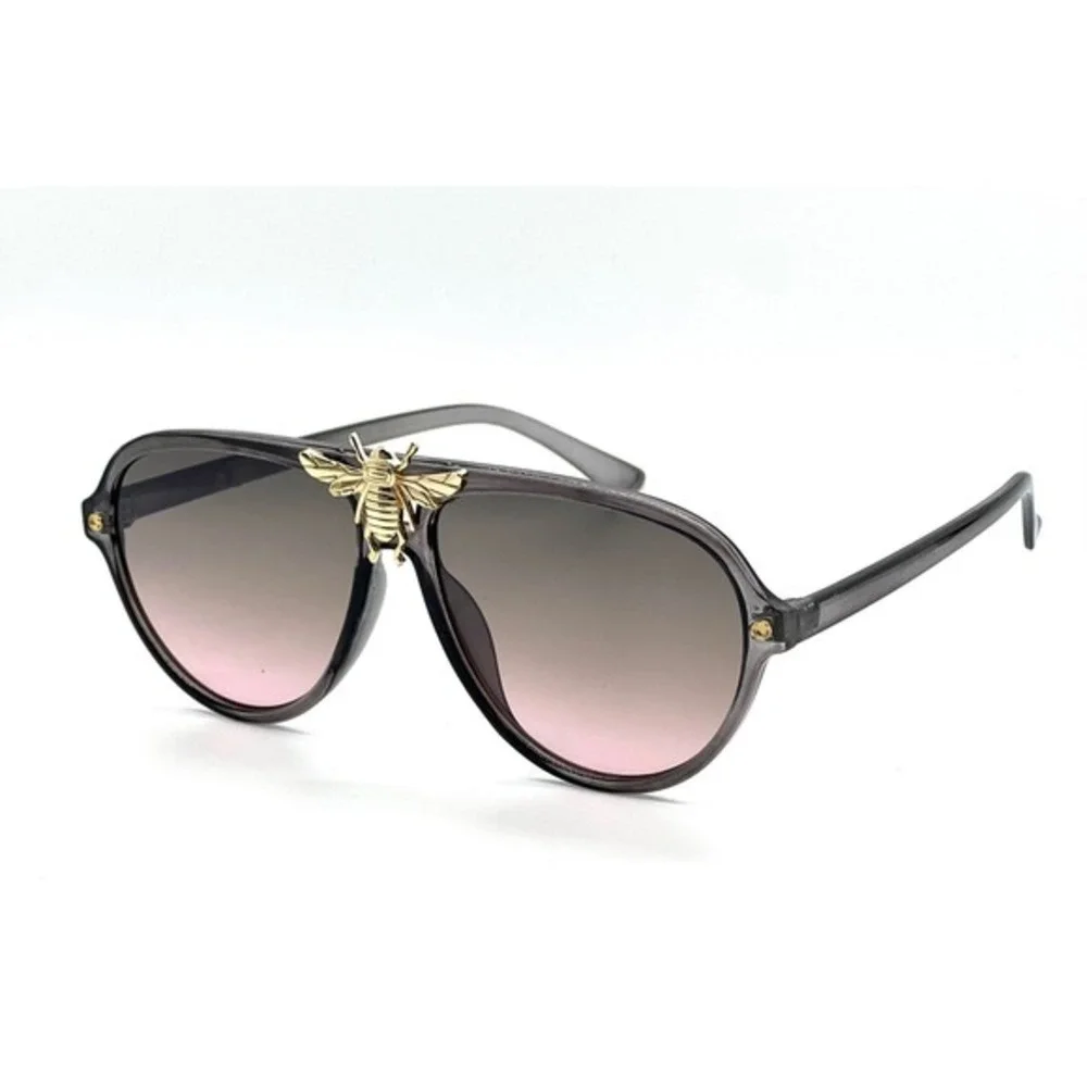 Fashion‎ Sunglasses Gold Accents Men Shades Designer Style Retro Hip Hop Classic
